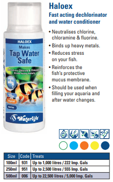 HALOEX 250ml, vedenvaihtoihin