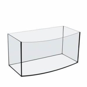 GLASS AQUARIUM OVAL 60X30X30