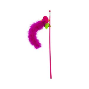 HAP TOY WILMA ROD FEATHER PINK 46CM