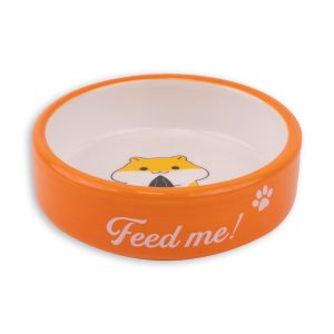 HAP CERAMIC BOWL HAMSTER ORANGE 70ML