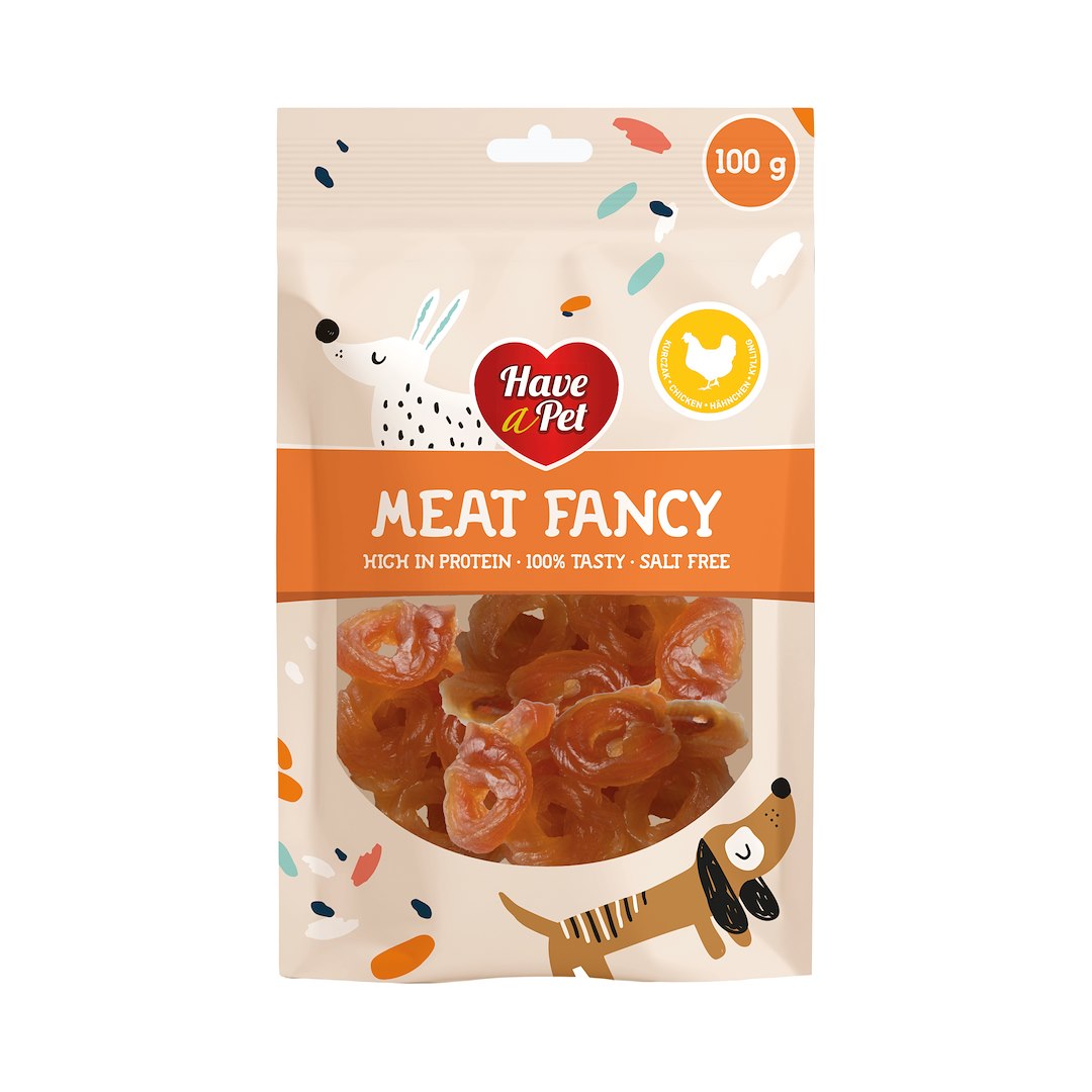 HAP FANCY CHICKEN RINGS 100G