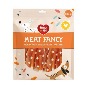 HAP FANCY CHICKEN BREAST STICKS CHEE 500