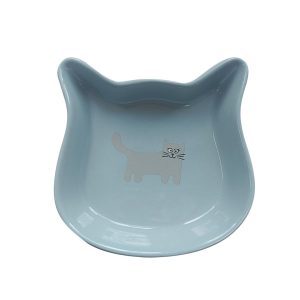 HAP CERAMIC BOWL CAT BLUE 200ML