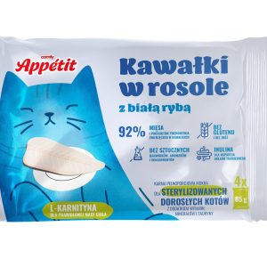COMFY APPETIT WHITE FISH IN BROTH 4X85G