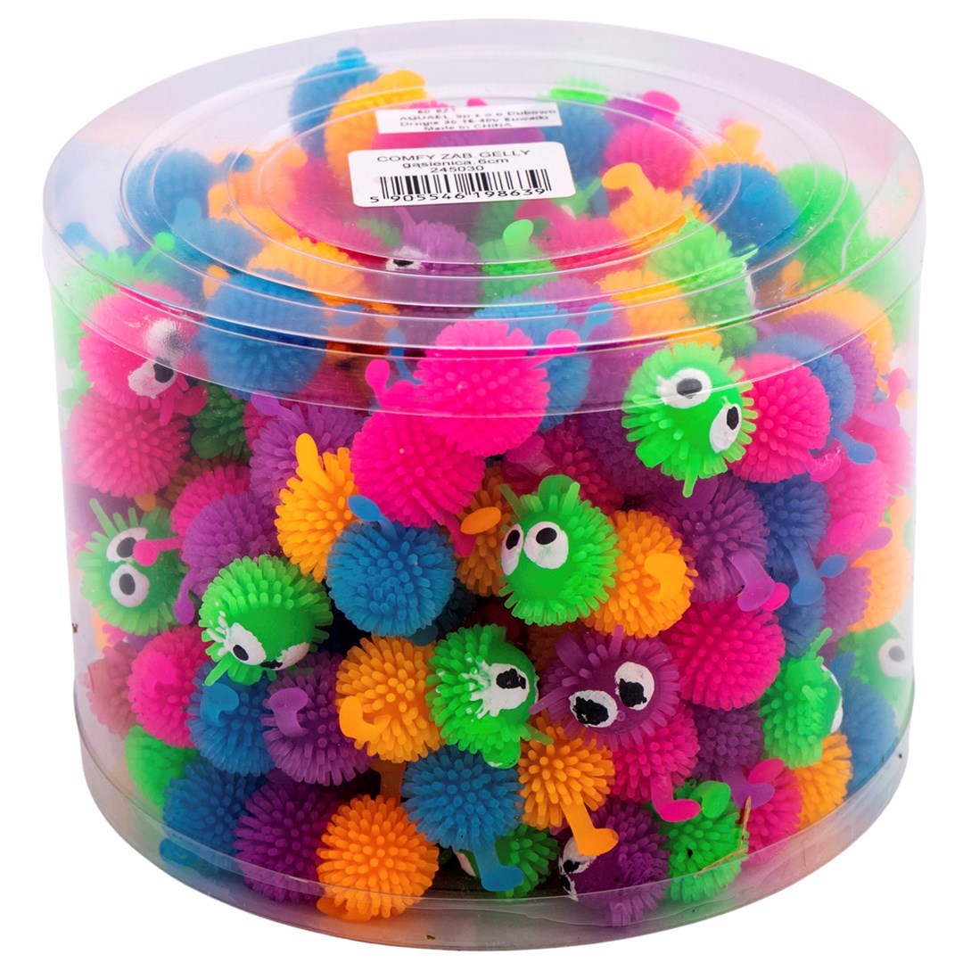 HAP TOY GELLY CATERPILLAR 8 5CM