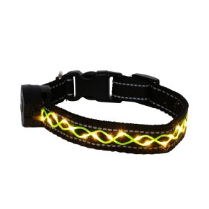 HAP COLLAR PARTY LED BLACK L X