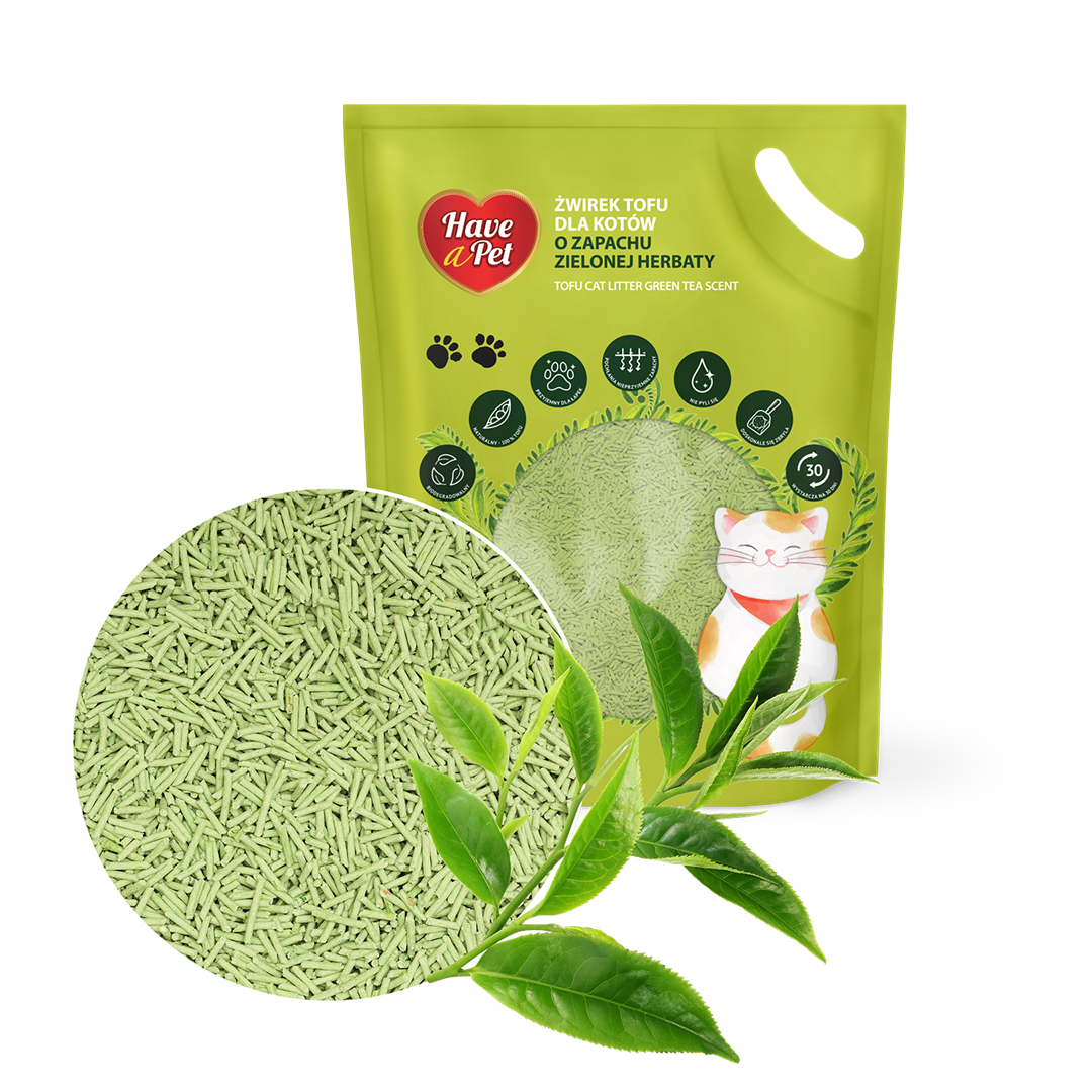 HAVE A PET GREEN TEA TOFU GRIT 2.5 KG - Image 2