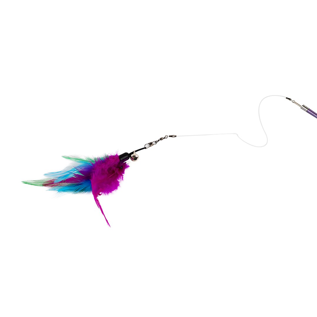 HAP TOY WILMA ROD FEATHER PURPLE 70CM - Image 2