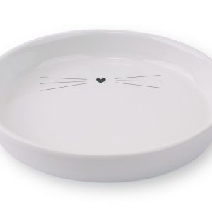 HAP CERAMIC BOWL CAT WHITE 215ML