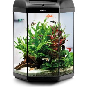 AQUARIUM SET HEXA SET BLACK 60 D&N