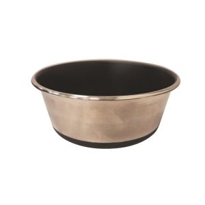 HAP METAL BOWL BLACK/WHITE 900 ML X