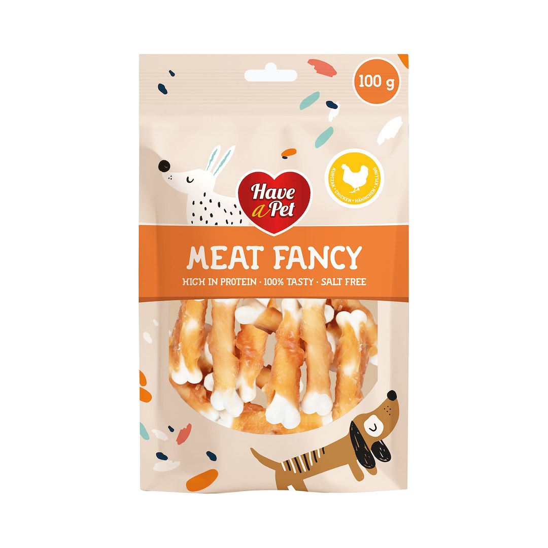 HAP FANCY CHICKEN CUBES 100G