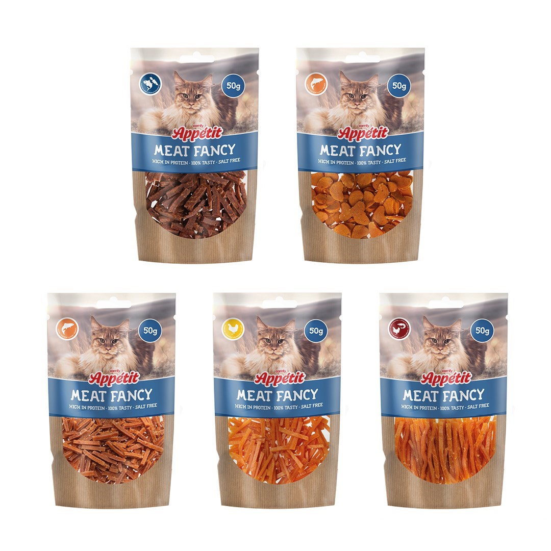 COMFY APPETIT FANCY CAT CHICK STRIPS 50G - Image 2