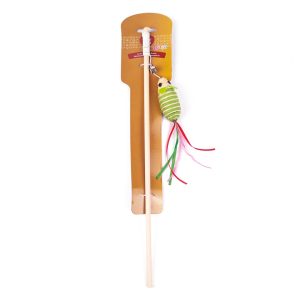 HAP TOY GAIA ROD W/MOUSE BELL 40CM