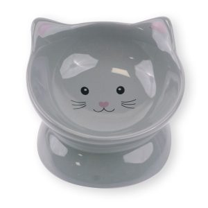 HAP TALL CERAMIC BOWL CAT GREY 100ML