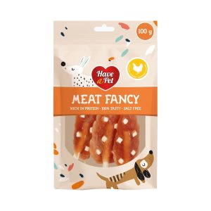 HAP FANCY CHICKEN BREAST STICKS CHEES100