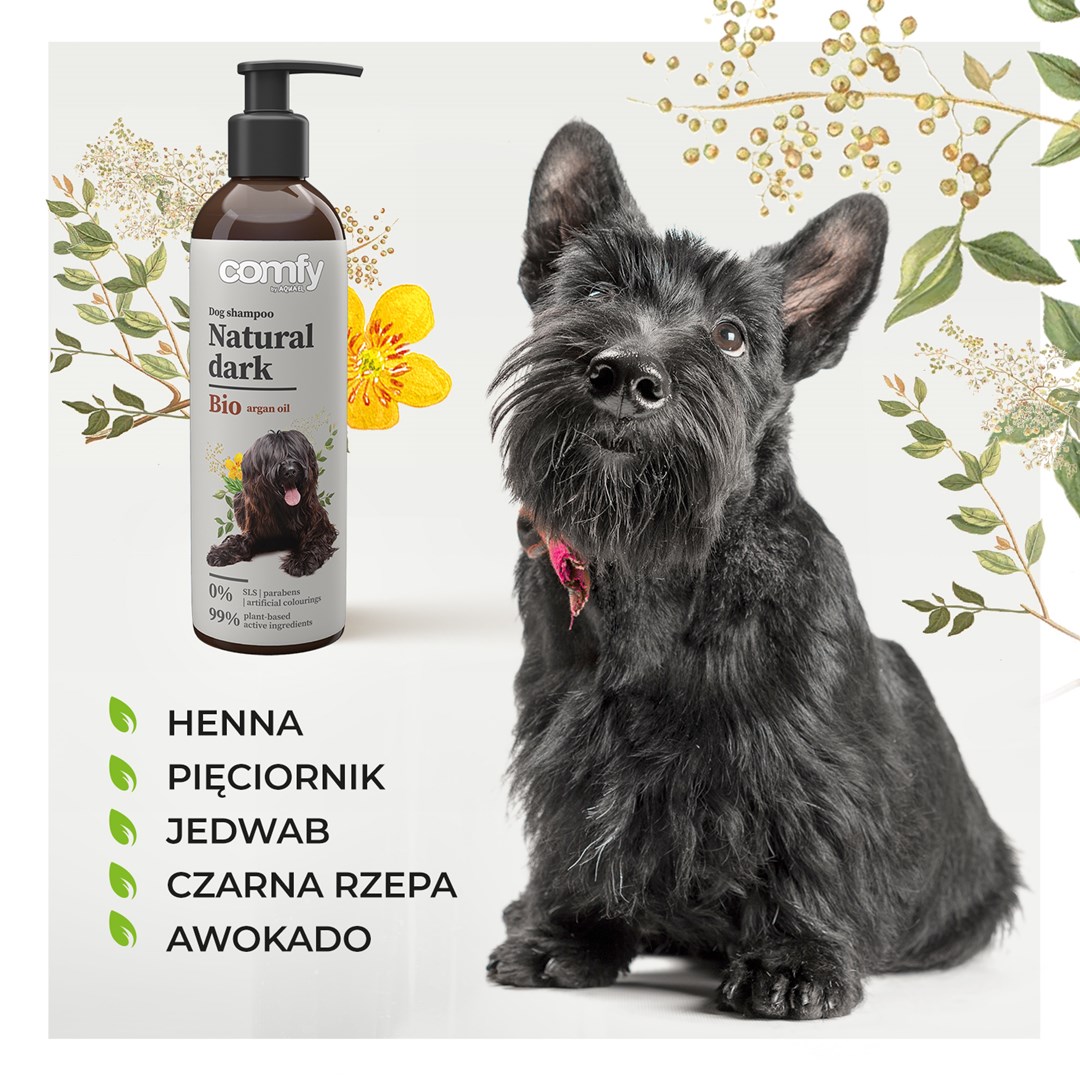 COMFY NATURAL DARK SHAMPOO 250ML - Image 2